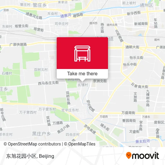 东旭花园小区 map