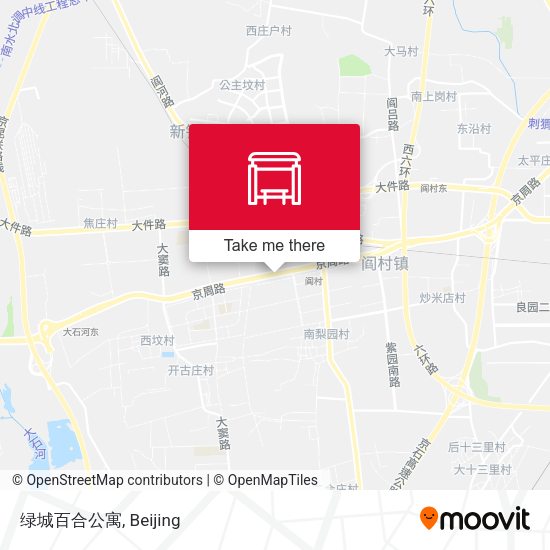 绿城百合公寓 map