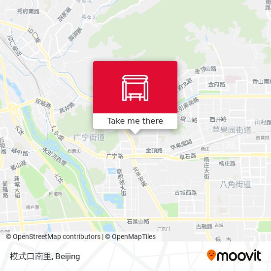 模式口南里 map