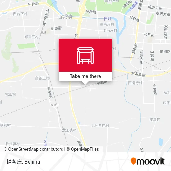 赵各庄 map