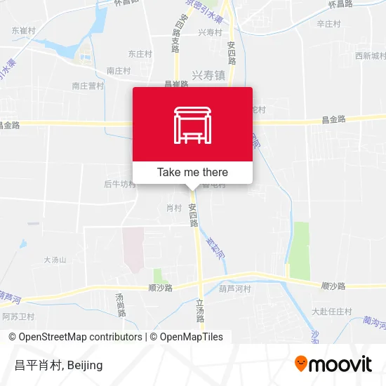 昌平肖村 map