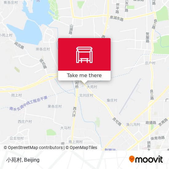 小苑村 map