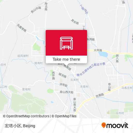 宏塔小区 map