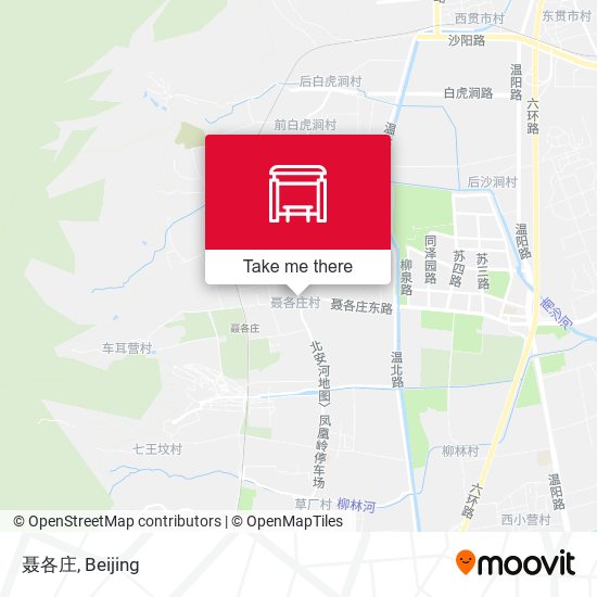 聂各庄 map