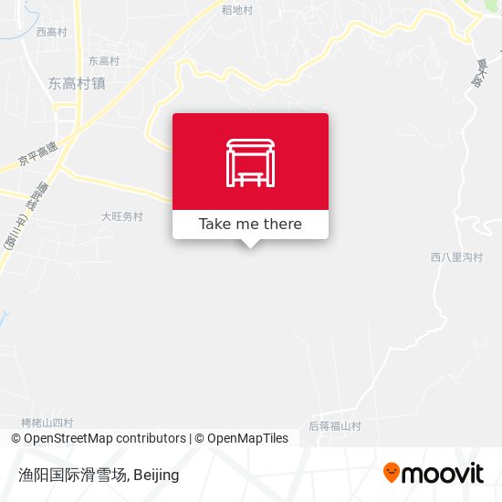 渔阳国际滑雪场 map