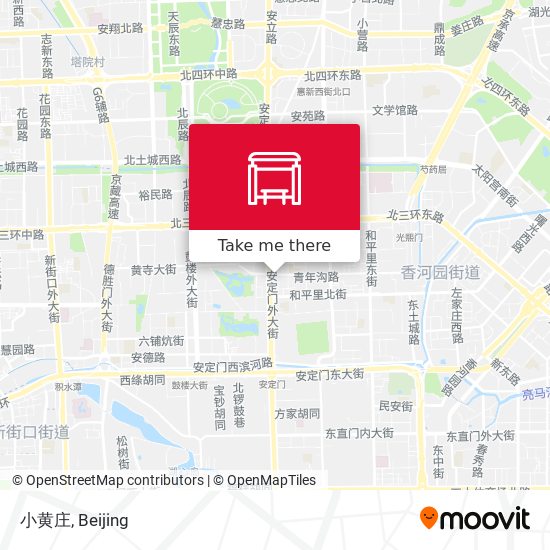 小黄庄 map