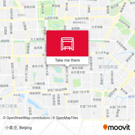 小黄庄 map