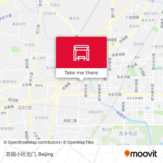 苏园小区北门 map