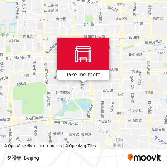 夕照寺 map