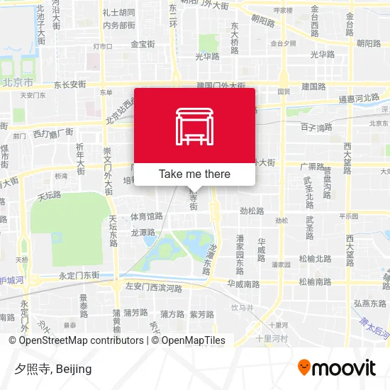 夕照寺 map