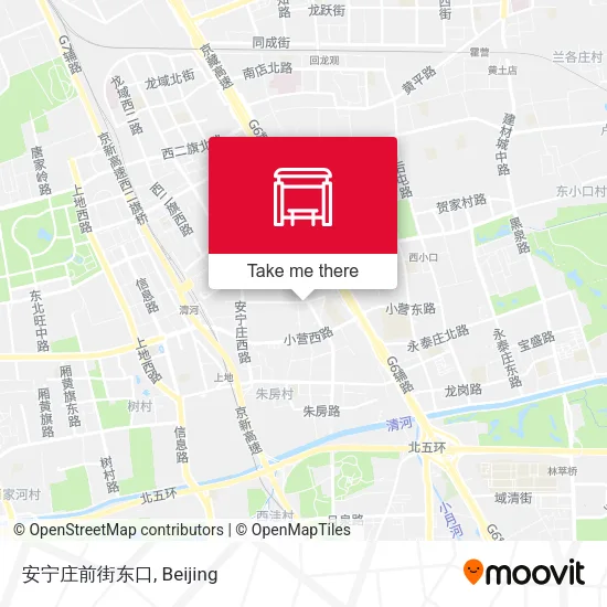 安宁庄前街东口 map