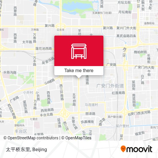 太平桥东里 map