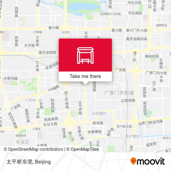 太平桥东里 map