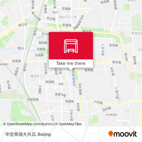 华堂商场大兴店 map