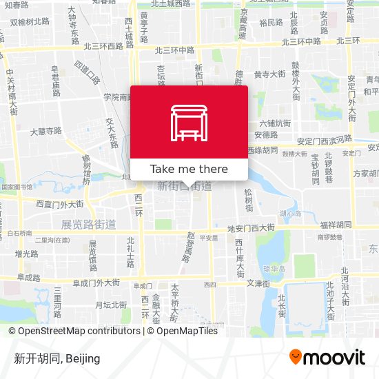 新开胡同 map