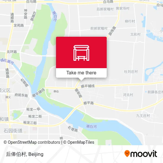 后俸伯村 map
