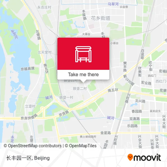 长丰园一区 map