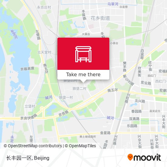 长丰园一区 map