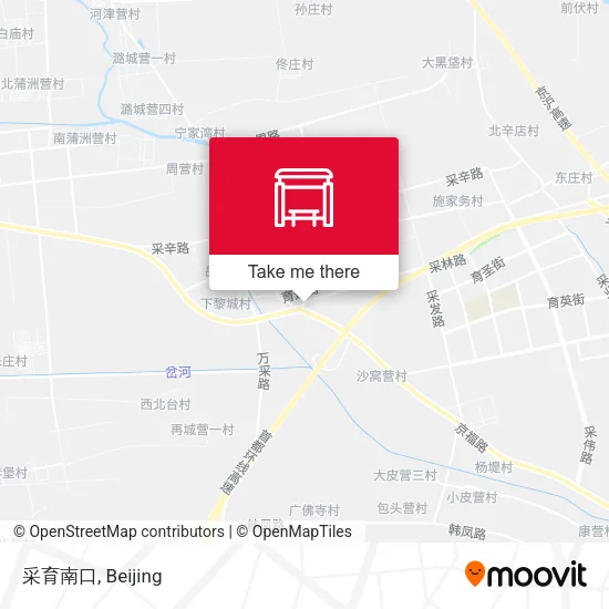采育南口 map