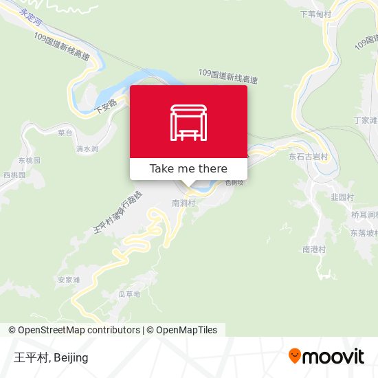 王平村 map