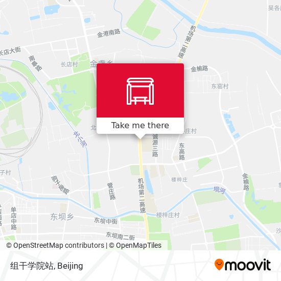 组干学院站 map
