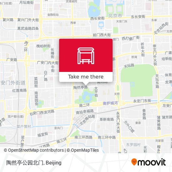 陶然亭公园北门 map