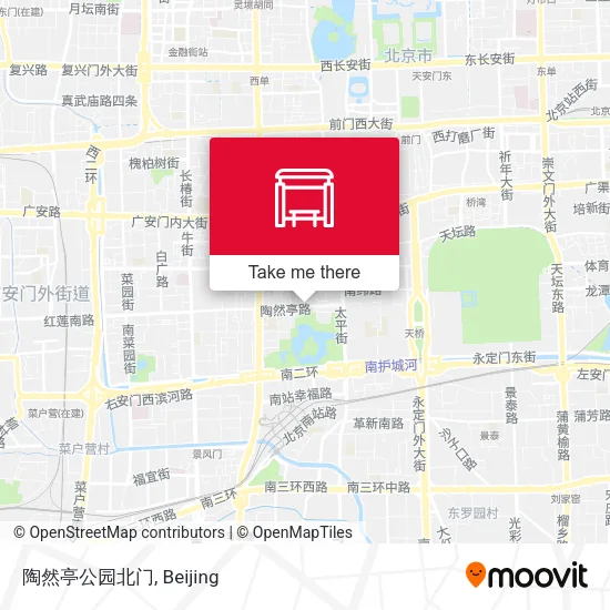 陶然亭公园北门 map