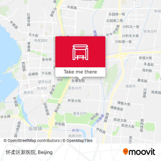 怀柔区新医院 map