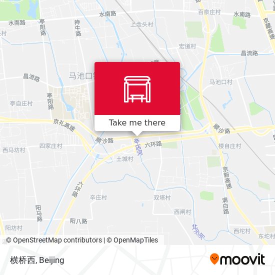横桥西 map