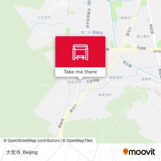 大觉寺 map