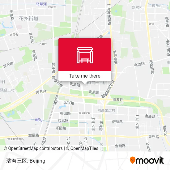 瑞海三区 map