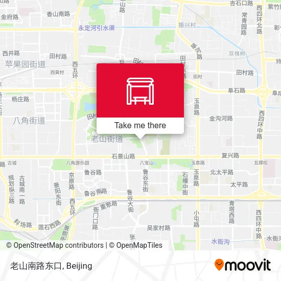 老山南路东口 map