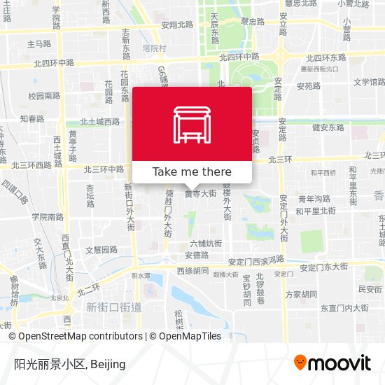 阳光丽景小区 map