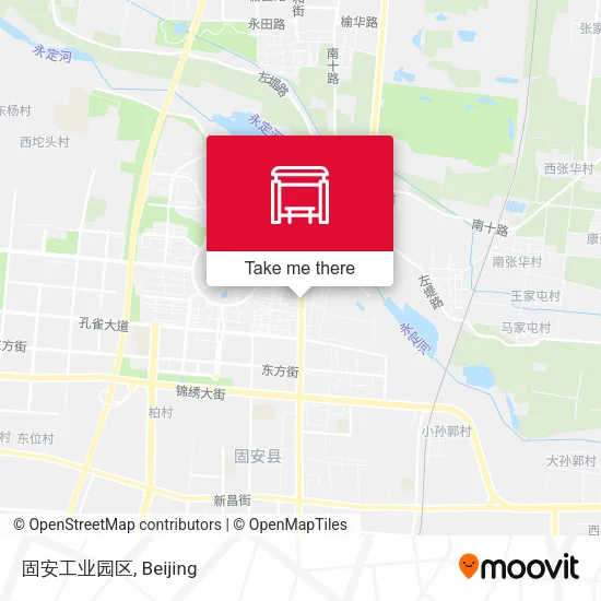 固安工业园区 map