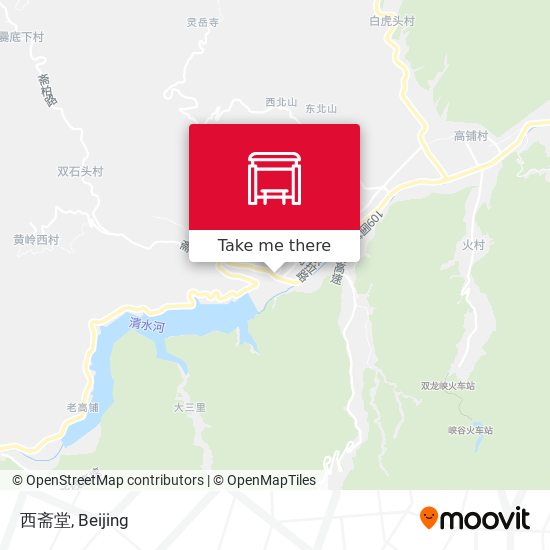 西斋堂 map
