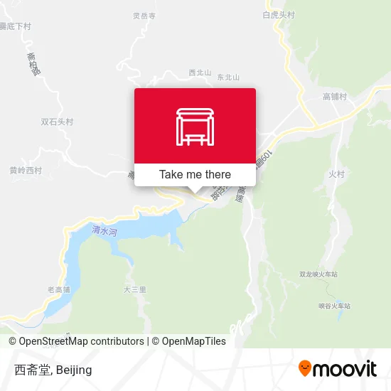 西斋堂 map