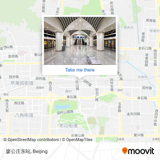 廖公庄东站 map