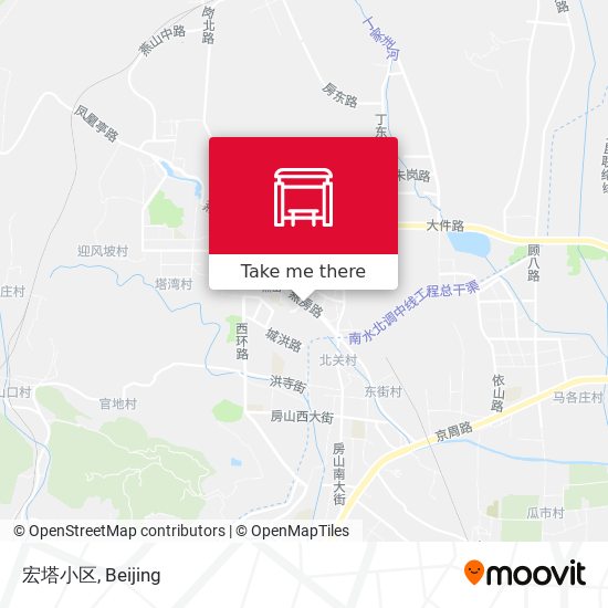 宏塔小区 map