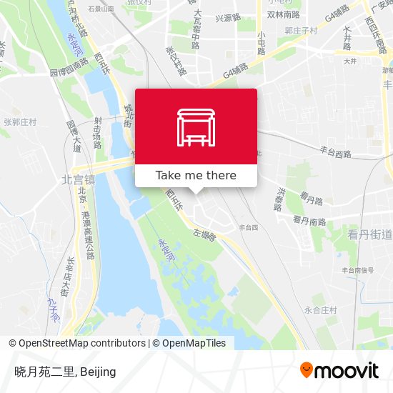 晓月苑二里 map