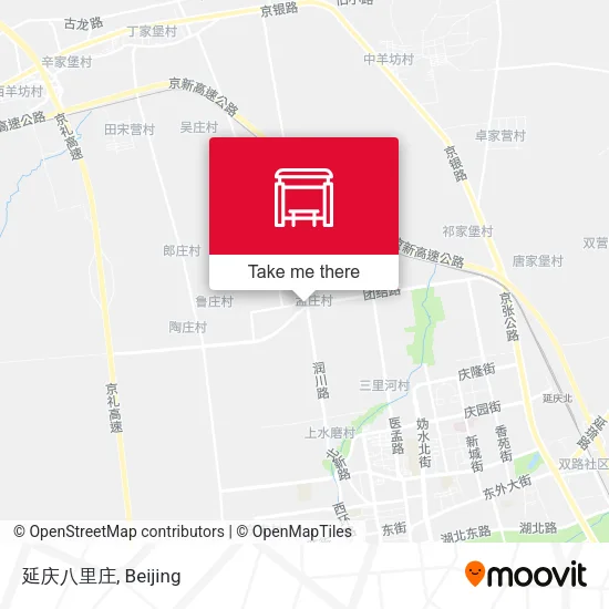 延庆八里庄 map