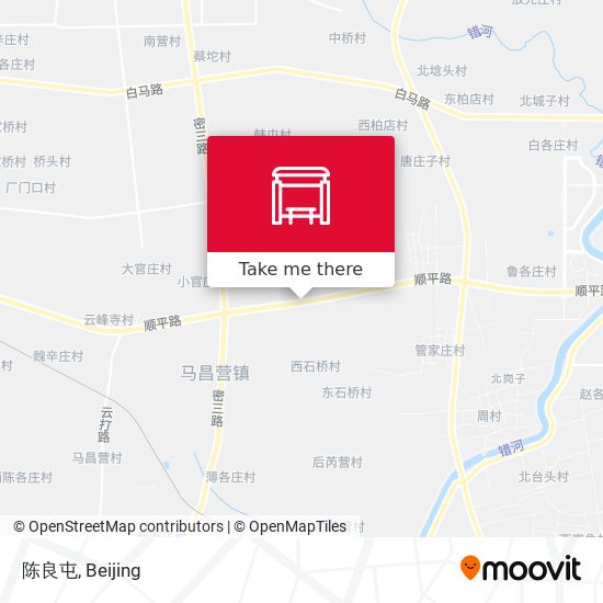 陈良屯 map