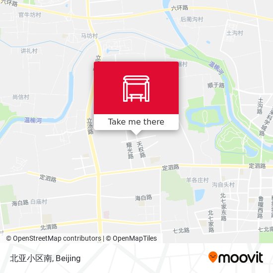 北亚小区南 map