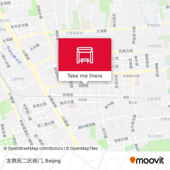 龙腾苑二区南门 map