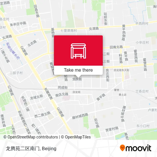 龙腾苑二区南门 map