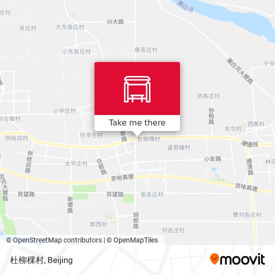 杜柳棵村 map