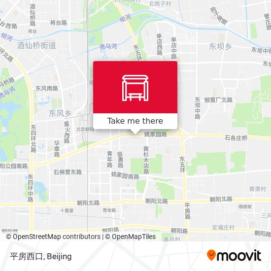平房西口 map