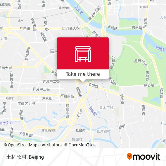 土桥欣村 map