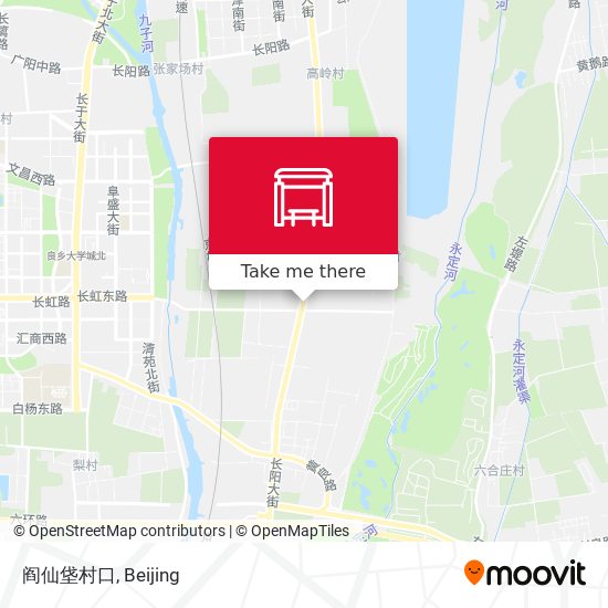 阎仙垡村口 map