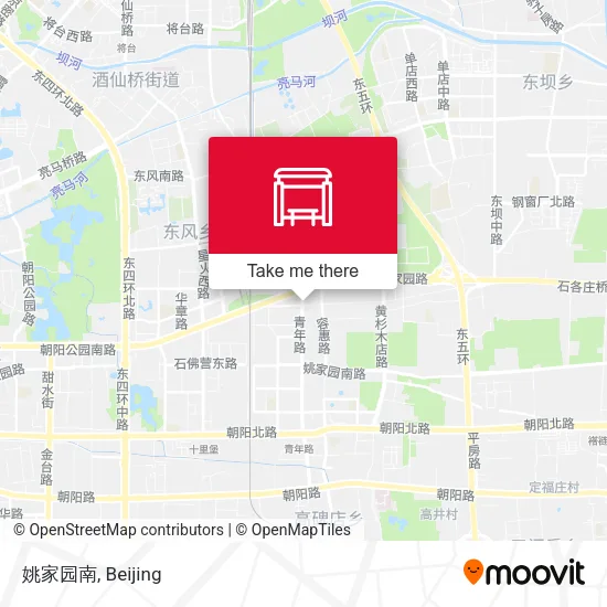 姚家园南 map