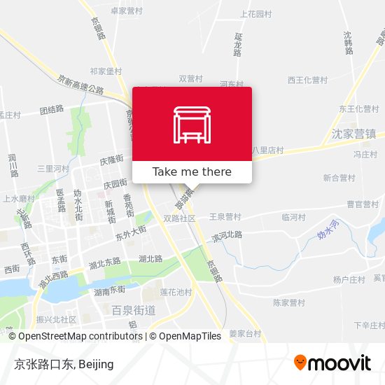 京张路口东 map